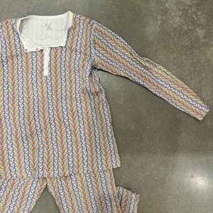 Roller Rabbit Rainbow Elephant Pajama Set